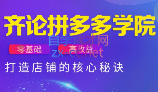 齐论拼多多vip课程-萤火网创