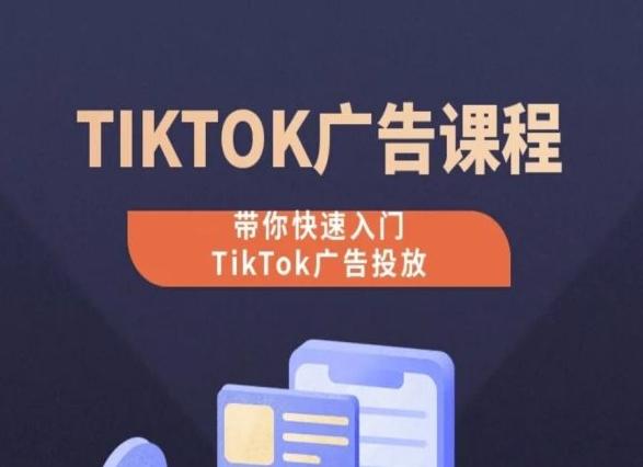 TikTok广告投放课程，从0-1实操课，带你快速入门TikTok广告投放-萤火网创