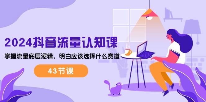 2024抖音流量·认知课：掌握流量底层逻辑，明白应该选择什么赛道 (43节课-萤火网创