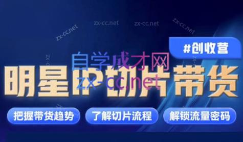 交个朋友·明星IP切片带货爆单营-萤火网创