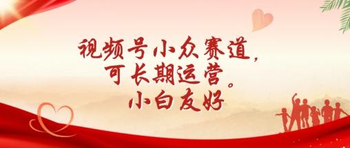 视频号小众赛道，可长期运营，小白友好【揭秘】-萤火网创