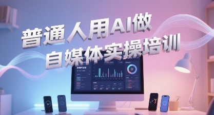 普通一个人用AI做自媒体，助你轻松开启AI自媒体创作之路-萤火网创