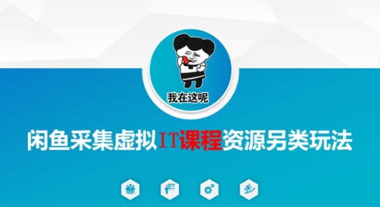 闲鱼采集虚拟IT课程资源另类玩法，干货满满-萤火网创