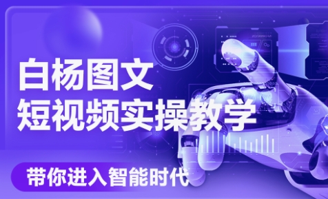 白杨老师·Ai图文短视频实操课(更新6月)-萤火网创
