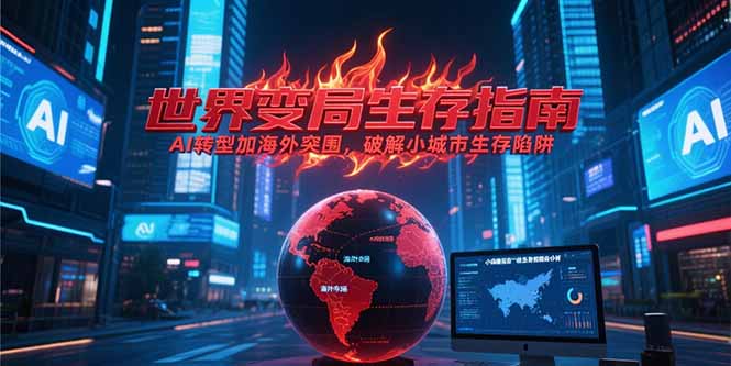 付费文章《世界变局生存指南，AI转型加海外突围，破解小城市生存陷阱》-萤火网创