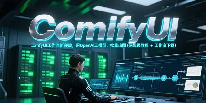 ComfyUI工作流新突破，用OpenAI三模型，批量出图(保姆级教程+工作流下载-萤火网创