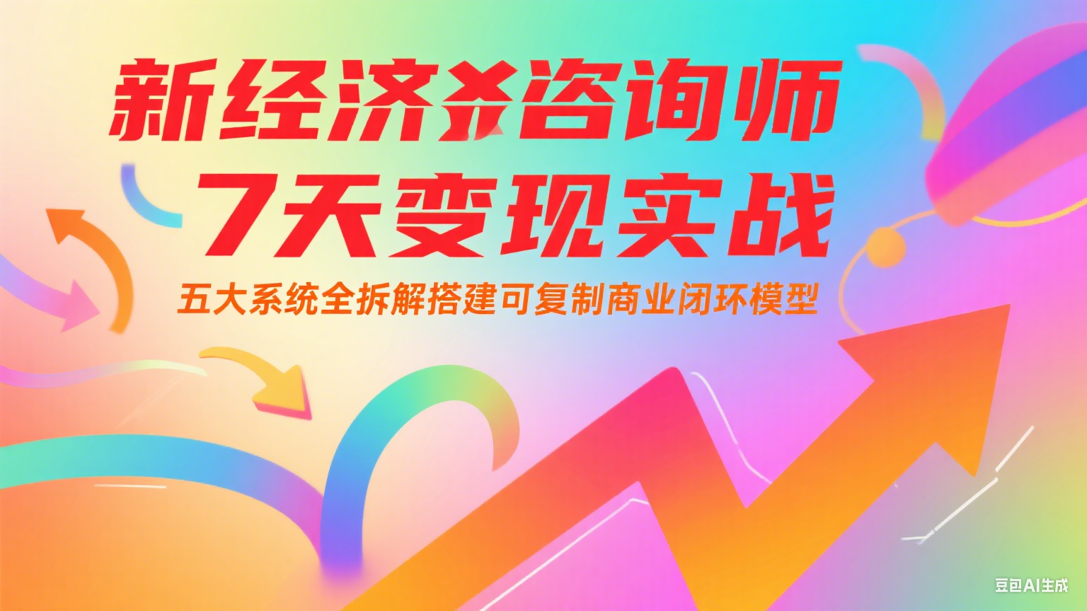 新经济咨询师 7 天变现实战：五大系统全拆解搭建可复制商业闭环模型-萤火网创