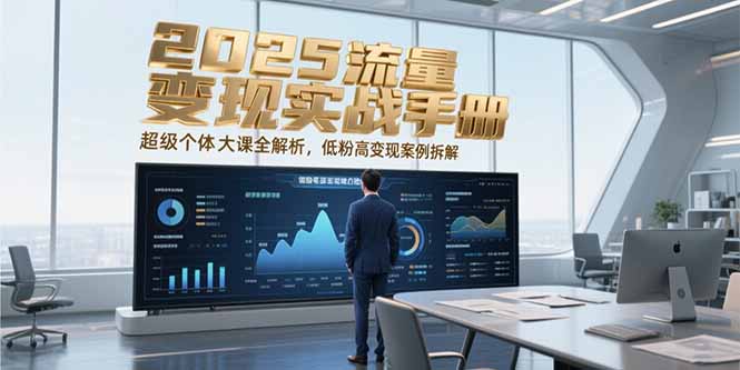 2025流量变现实战手册，超级个体大课全解析，低粉高变现案例拆解-萤火网创