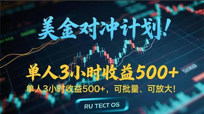 长久稳定的撸美金项目，平均3小时收入 500+，可公司实地考察实地操作！-萤火网创