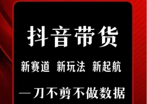 抖音短视频一刀不剪带货，不剪辑，不直播，每天发个视频，等着出单获取带货佣金-萤火网创