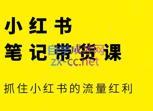 张宾·小红书笔记带货课(更新6月)-萤火网创