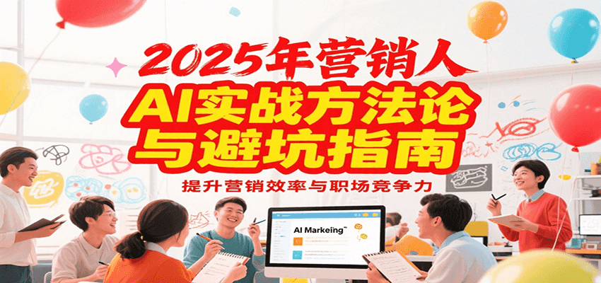 2025年营销实战方法论与避坑指南，利用AI提升营销效率与职场竞争力-萤火网创