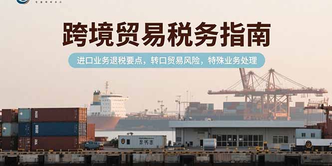 跨境贸易税务指南，进口业务退税要点，转口贸易风险，特殊业务处理-萤火网创