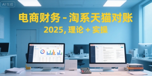 电商财务-淘系天猫对账2025，理论+实操-萤火网创