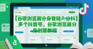 谷歌浏览器分身登陆多个抖音号，谷歌浏览器分身创建教程-萤火网创