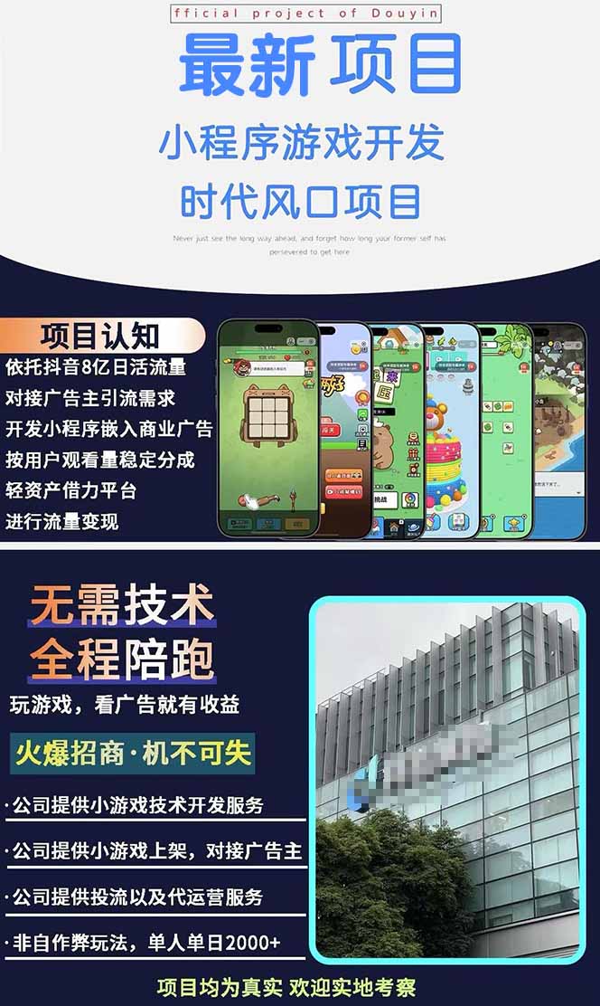 图片[1]-2025最热抖音项目 Ai时代风口项目小程序游戏开发 实测单个游戏日收入1800+-萤火网创