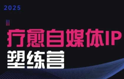2025治愈自媒体IP训练营，专为疗愈领域从业者打造-萤火网创