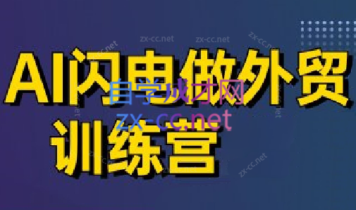 大卫·AI闪电做外贸训练营(更新7月)-萤火网创