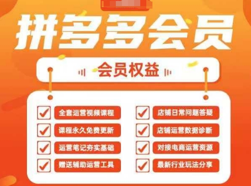 2025拼多多运营实战课，40节全流程教学，覆盖拼多多运营全链路-萤火网创
