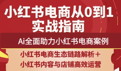 天诺老吴·2025小红书电商全链路运营-萤火网创