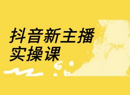 抖音新主播实操课，直播间流量运营线上实操课(18节)-萤火网创