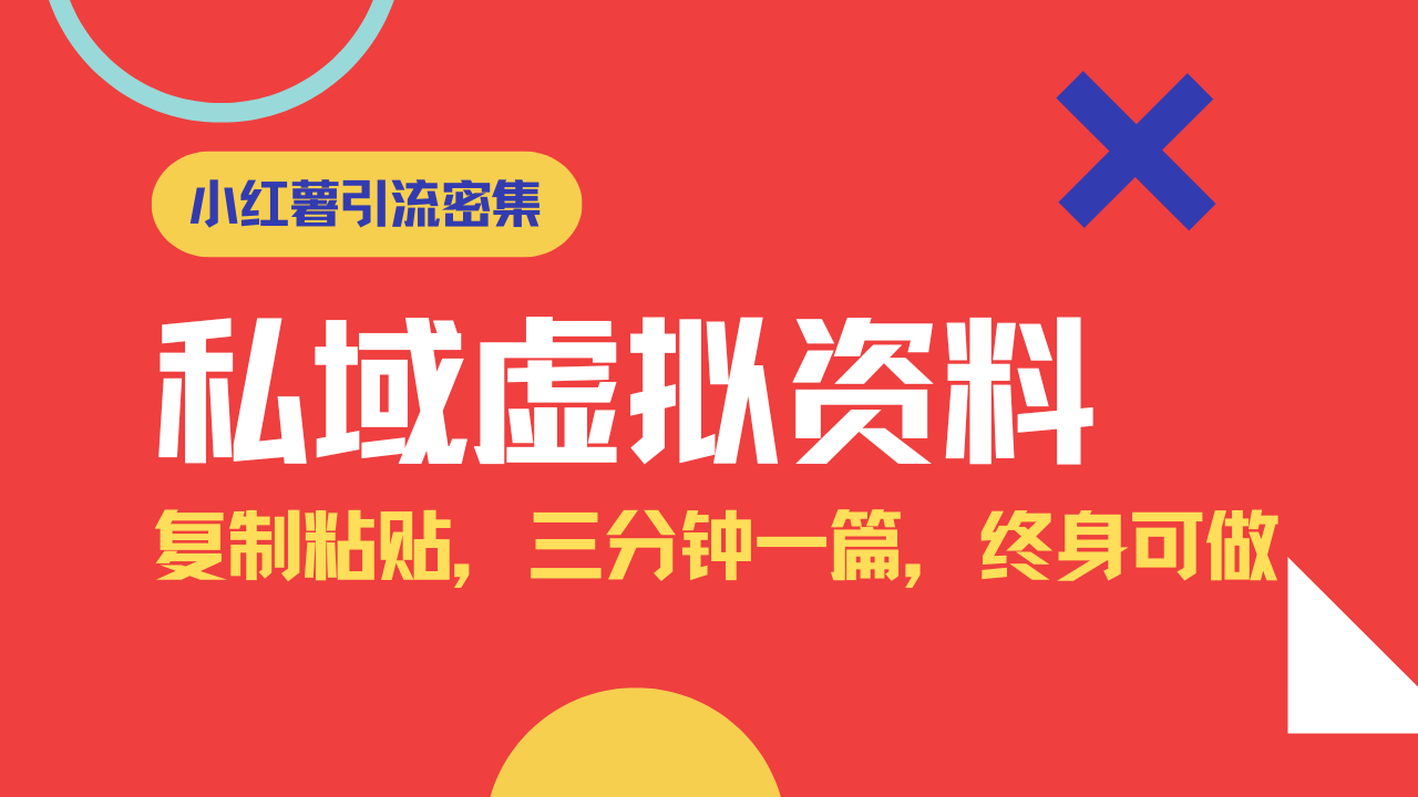 小红书引流私域旅游虚拟资料玩法，复制粘贴，三分钟一篇图文，日入1000…-萤火网创