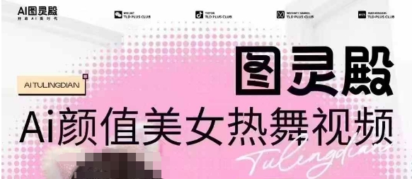 全网首发，原价988图灵殿AI颜值美女热舞视频，云端生图，轻松过原创-萤火网创