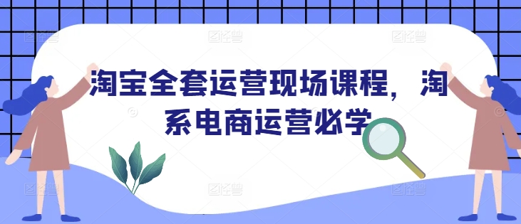 淘宝全套运营现场课程，淘系电商运营必学-萤火网创