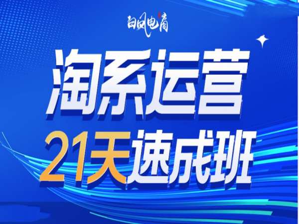 淘系运营21天速成班35期，年前最后一波和2025方向-萤火网创
