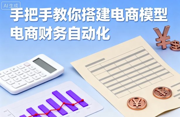手把手教你搭建电商模型-电商财务自动化-萤火网创