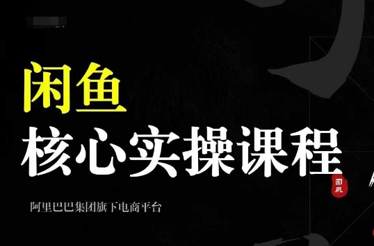 2024闲鱼核心实操课程，从养号、选品、发布、销售，教你做一个出单的闲鱼号-萤火网创
