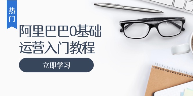 阿里巴巴运营零基础入门教程：涵盖开店、运营、推广，快速成为电商高手-萤火网创