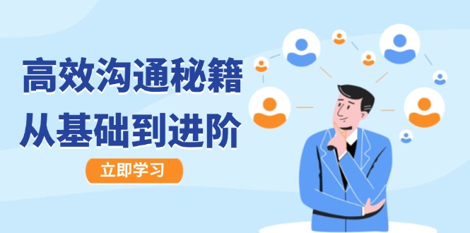 高效沟通秘籍：成长有方向，从基础到进阶，图文音频一应俱全-萤火网创