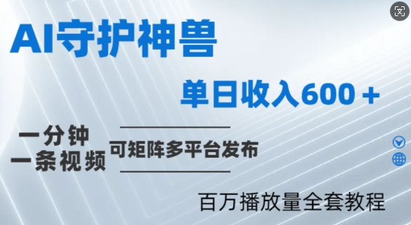 制作各省守护神，100多W播放量的视频只需要1分钟就能完成【揭秘】-萤火网创