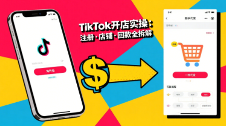 大熊跨境·TikTok从开店到投流的进阶课-萤火网创