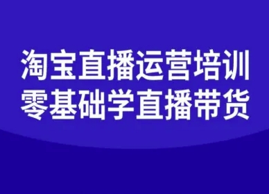 淘宝直播运营培训-零基础学会直播卖货-萤火网创