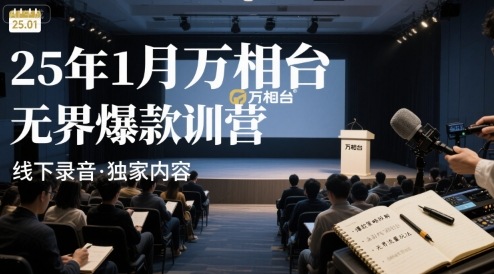 25年1月万相台无界爆款特训营线下录音-萤火网创