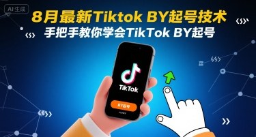 8月最新Tiktok搬运起号技术，手把手教你学会TikTok搬运起号-萤火网创