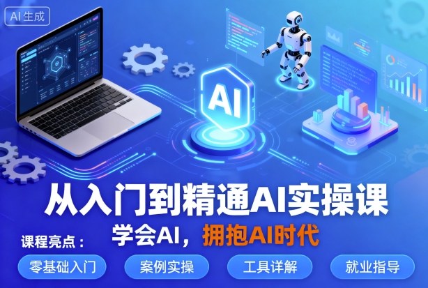 从入门到精通AI实操课，学会AI，拥抱AI时代-萤火网创